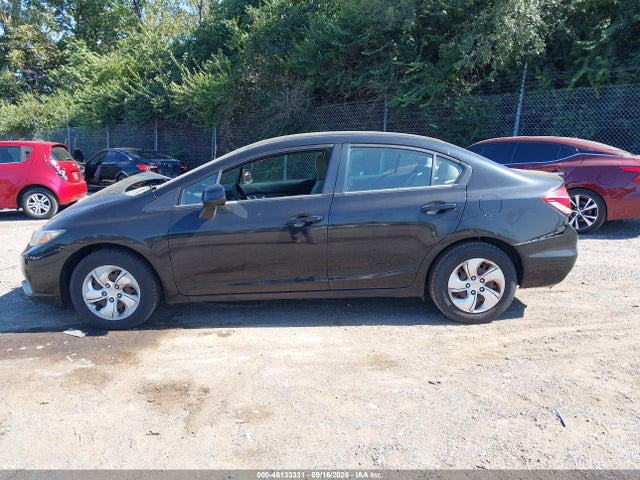 46133331 :رقم المزاد ، 2HGFB2F58DH592480 vin ، 2013 Honda Civic Lx مزاد بيع