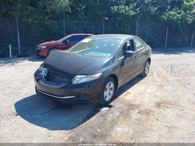 46133331 :رقم المزاد ، 2HGFB2F58DH592480 vin ، 2013 Honda Civic Lx مزاد بيع