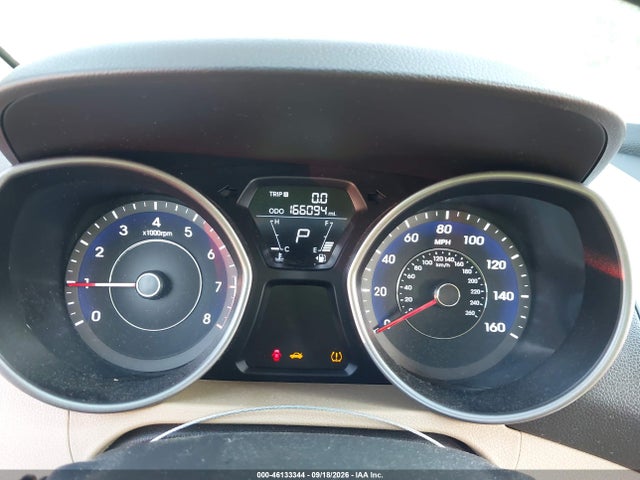 2013 Hyundai Elantra Gls მანქანა იყიდება აუქციონზე, vin: 5NPDH4AE0DH406641, აუქციონის ნომერი: 46133344