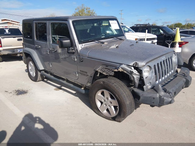 Продажа на аукционе авто 2017 Jeep Wrangler Unlimited Sport 4x4, vin: 1C4BJWDG6HL657895, номер лота: 46133346