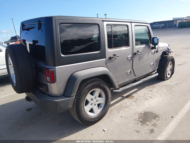 Продажа на аукционе авто 2017 Jeep Wrangler Unlimited Sport 4x4, vin: 1C4BJWDG6HL657895, номер лота: 46133346