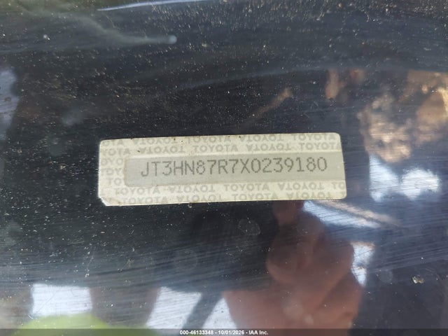 1999 Toyota 4runner Limited V6 მანქანა იყიდება აუქციონზე, vin: JT3HN87R7X0239180, აუქციონის ნომერი: 46133348
