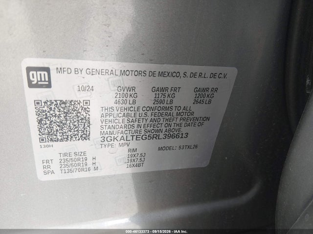 GMC Terrain Awd Sle 2024 3GKALTEG5RL396613 Image 9