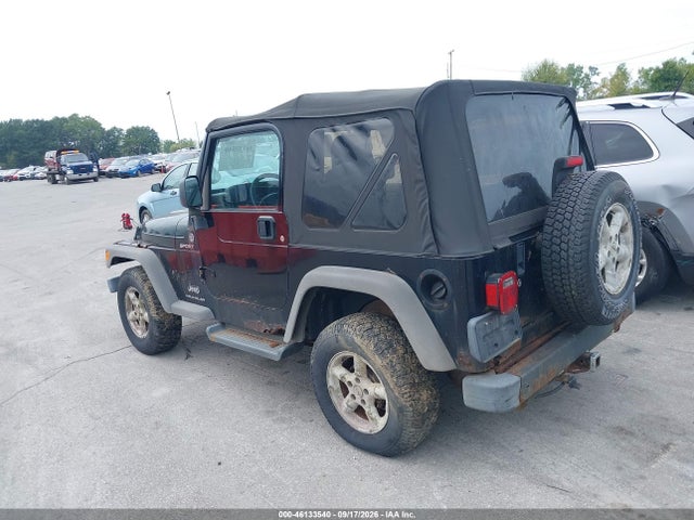 Продаж на аукціоні авто 2005 Jeep Wrangler Sport, vin: 1J4FA49S85P322994, номер лоту: 46133540
