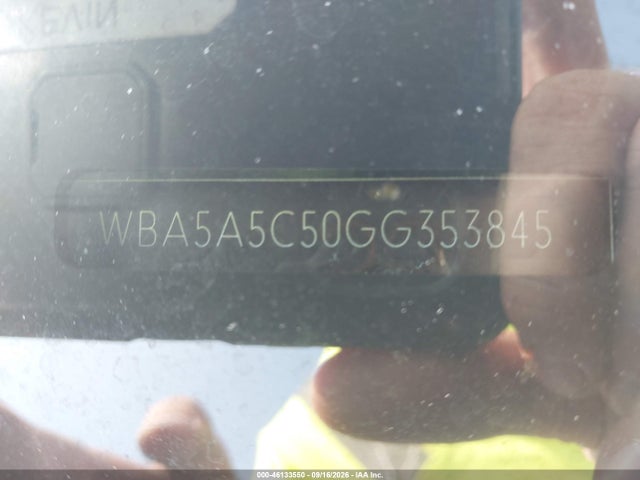 Aukcja sprzedaży 2016 Bmw 528i, vin: WBA5A5C50GG353845, numer aukcji: 46133550
