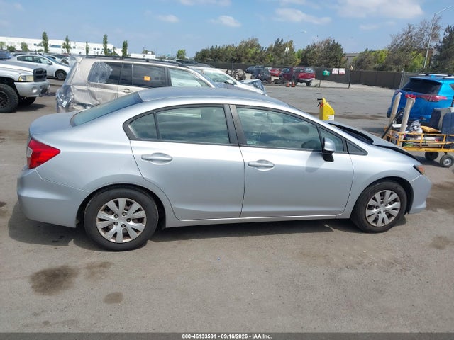 Продаж на аукціоні авто 2012 Honda Civic Lx, vin: 2HGFB2F56CH590273, номер лоту: 46133591