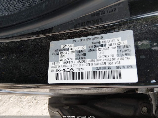 Продаж на аукціоні авто 2018 Mazda Cx-5 Sport, vin: JM3KFBBM6J0326641, номер лоту: 46133592
