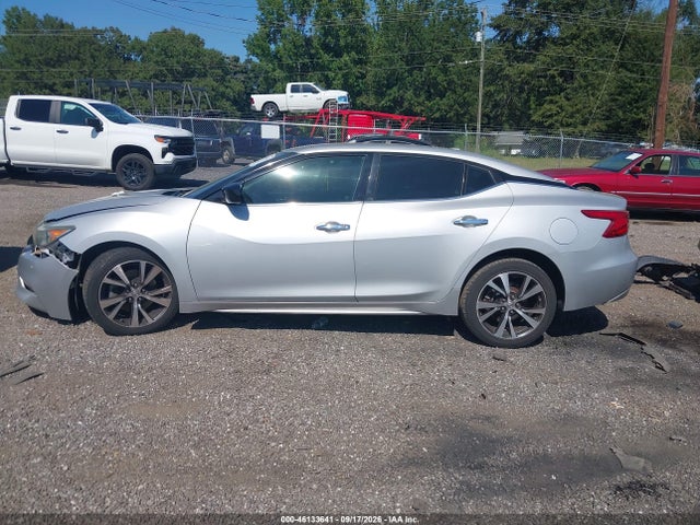 2016 Nissan Maxima 3.5 Platinum/3.5 S/3.5 Sl/3.5 Sr/3.5 Sv მანქანა იყიდება აუქციონზე, vin: 1N4AA6AP4GC398599, აუქციონის ნომერი: 46133641