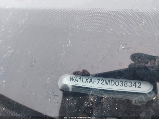 Aukcja sprzedaży 2021 Audi Q7 Premium Plus 55 Tfsi Quattro Tiptronic, vin: WA1LXAF72MD038342, numer aukcji: 46133714