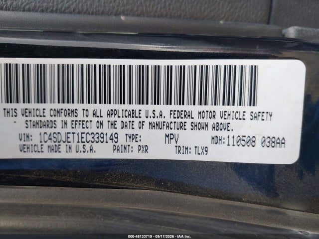 Dodge Durango Citadel 2014 1C4SDJET1EC339149 Image 9