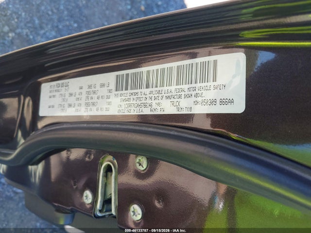 46133787 :رقم المزاد ، 1C6RR7KGXHS766146 vin ، 2017 Ram 1500 Tradesman  4x4 5'7 Box مزاد بيع
