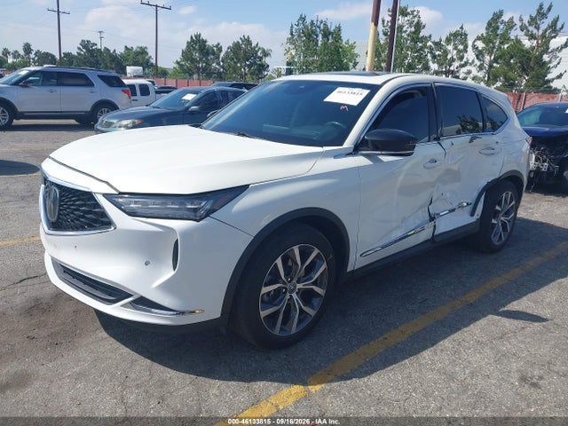46133815 :رقم المزاد ، 5J8YD9H44NL004823 vin ، 2022 Acura Mdx Technology Package مزاد بيع