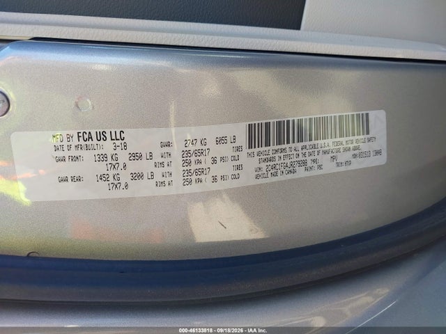 Aukcja sprzedaży 2018 Chrysler Pacifica Touring Plus, vin: 2C4RC1FG4JR279288, numer aukcji: 46133818
