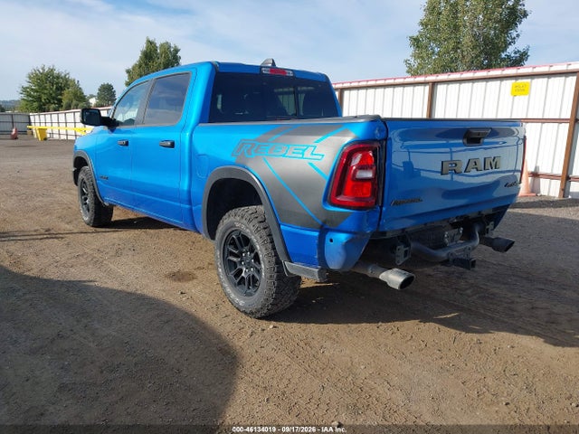 46134019 :رقم المزاد ، 1C6SRFLP8SN581092 vin ، 2025 Ram 1500 Rebel  4x4 5'7 Box مزاد بيع