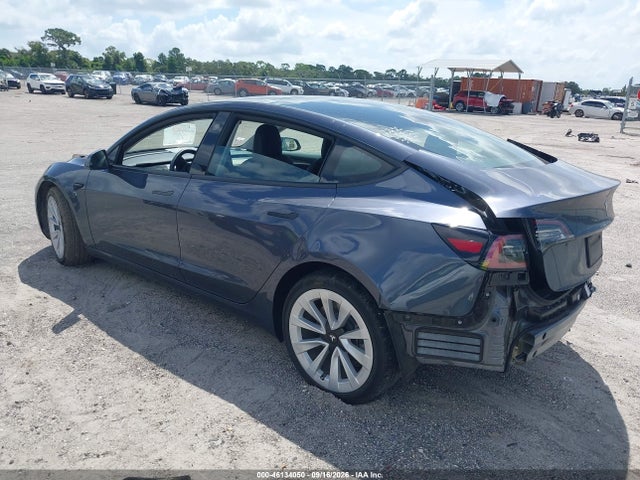 Tesla Model 3 Rear-wheel Drive 2022 5YJ3E1EA7NF329311 Image 3