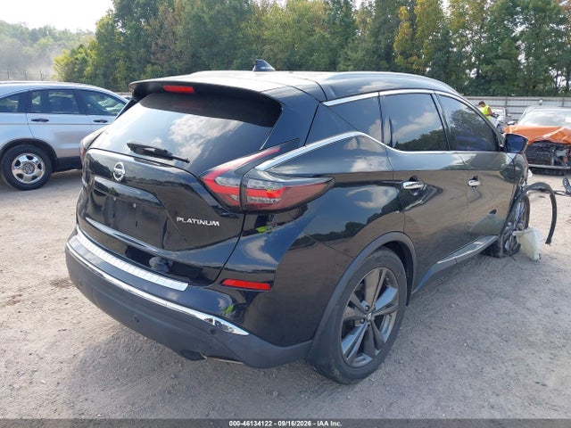 2019 Nissan Murano Platinum მანქანა იყიდება აუქციონზე, vin: 5N1AZ2MJXKN131673, აუქციონის ნომერი: 46134122