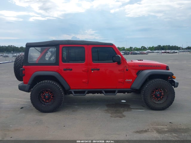 2018 Jeep Wrangler Unlimited Sport 4x4 მანქანა იყიდება აუქციონზე, vin: 1C4HJXDN1JW203735, აუქციონის ნომერი: 46134132