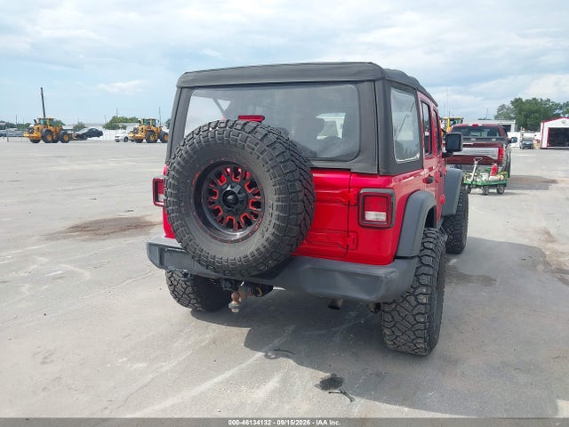 2018 Jeep Wrangler Unlimited Sport 4x4 მანქანა იყიდება აუქციონზე, vin: 1C4HJXDN1JW203735, აუქციონის ნომერი: 46134132