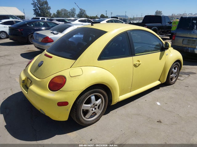 1999 Volkswagen New Beetle Gls მანქანა იყიდება აუქციონზე, vin: 3VWCC21CXXM405456, აუქციონის ნომერი: 46134257