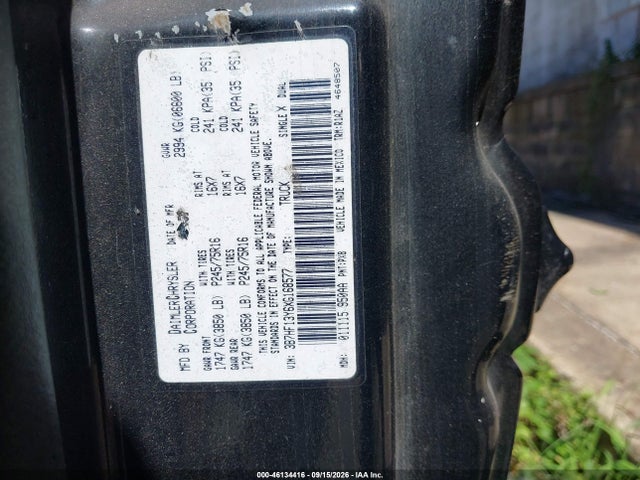 Продаж на аукціоні авто 2001 Dodge Ram 2500 St, vin: 1B7KF23641J515386, номер лоту: 46134416