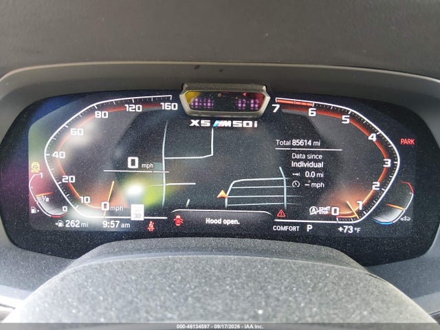 46134597 :رقم المزاد ، 5UXJU4C02M9G59289 vin ، 2021 Bmw X5 M50i مزاد بيع