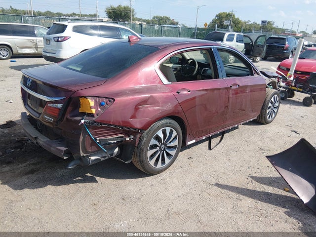 2017 Honda Accord Hybrid Touring მანქანა იყიდება აუქციონზე, vin: JHMCR6F73HC004966, აუქციონის ნომერი: 46134686