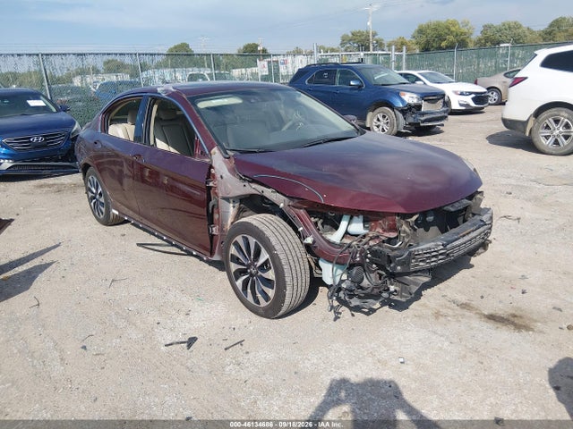 2017 Honda Accord Hybrid Touring მანქანა იყიდება აუქციონზე, vin: JHMCR6F73HC004966, აუქციონის ნომერი: 46134686