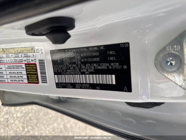 Aukcja sprzedaży 2021 Toyota Highlander Xse, vin: 5TDJZRBH1MS070028, numer aukcji: 46134867