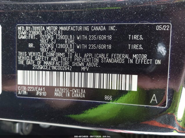 2022 Lexus Nx 350h Premium მანქანა იყიდება აუქციონზე, vin: 2T2GKCEZ1NC002642, აუქციონის ნომერი: 46134938