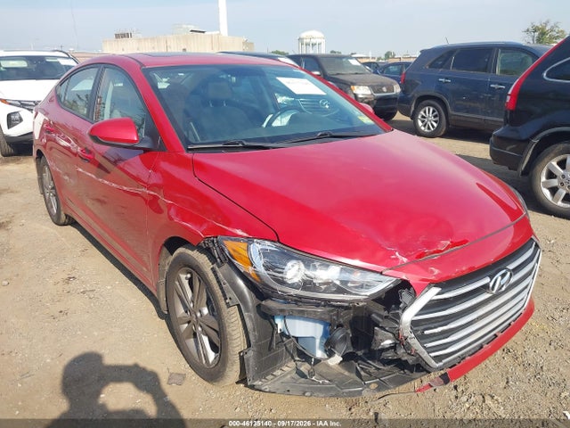 2018 Hyundai Elantra Value Edition მანქანა იყიდება აუქციონზე, vin: 5NPD84LF2JH323729, აუქციონის ნომერი: 46135140