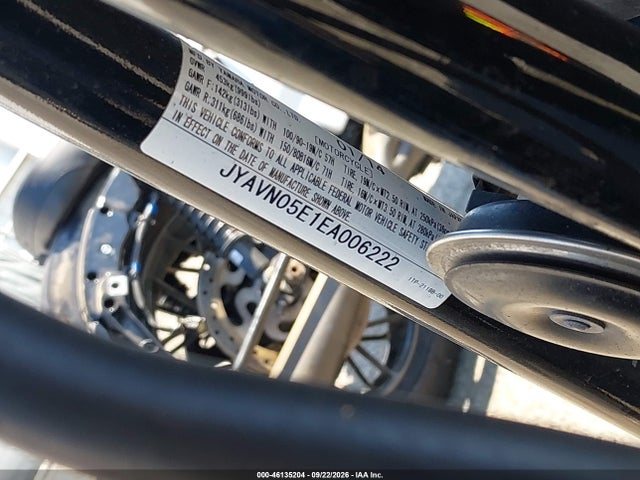 Aukcja sprzedaży 2014 Yamaha Xvs950 Cu, vin: JYAVN05E1EA006222, numer aukcji: 46135204