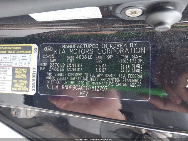 KIA Sportage Lx 2016 KNDPBCAC1G7812797 Image 9