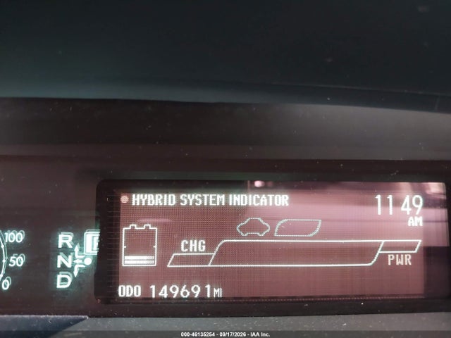 46135254 :رقم المزاد ، JTDKN3DU8C5498111 vin ، 2012 Toyota Prius Five مزاد بيع