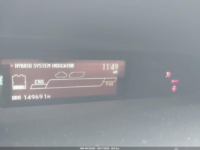 46135254 :رقم المزاد ، JTDKN3DU8C5498111 vin ، 2012 Toyota Prius Five مزاد بيع