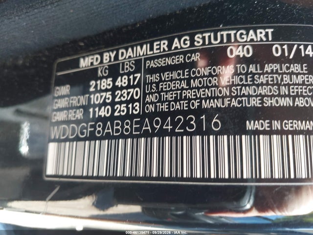 Продаж на аукціоні авто 2014 Mercedes-benz C 300 Sport 4matic, vin: WDDGF8AB8EA942316, номер лоту: 46135471
