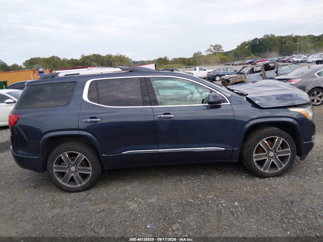 2018 Gmc Acadia Denali მანქანა იყიდება აუქციონზე, vin: 1GKKNXLS9JZ227723, აუქციონის ნომერი: 46135528
