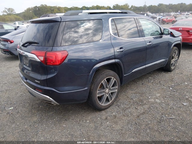2018 Gmc Acadia Denali მანქანა იყიდება აუქციონზე, vin: 1GKKNXLS9JZ227723, აუქციონის ნომერი: 46135528