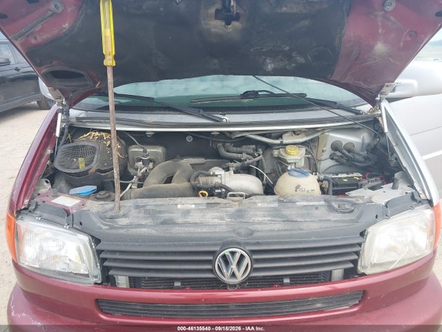 2002 Volkswagen Eurovan Gls მანქანა იყიდება აუქციონზე, vin: WV2KB47012H045938, აუქციონის ნომერი: 46135540