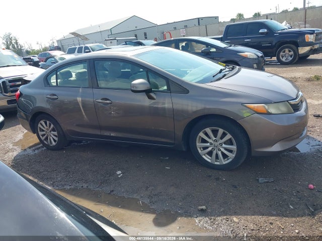 46135544 :رقم المزاد ، 19XFB2F84CE092349 vin ، 2012 Honda Civic Ex مزاد بيع