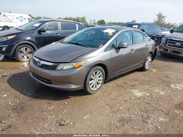46135544 :رقم المزاد ، 19XFB2F84CE092349 vin ، 2012 Honda Civic Ex مزاد بيع
