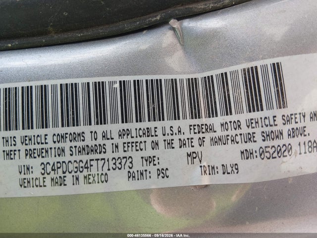 Продаж на аукціоні авто 2015 Dodge Journey Crossroad, vin: 3C4PDCGG4FT713373, номер лоту: 46135566