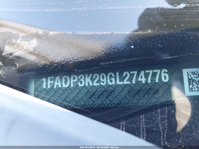 Продаж на аукціоні авто 2016 Ford Focus Se, vin: 1FADP3K29GL274776, номер лоту: 46135578