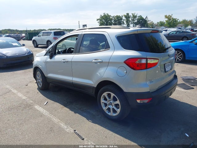 46135705 :رقم المزاد ، MAJ3S2GE6LC317407 vin ، 2020 Ford Ecosport Se مزاد بيع