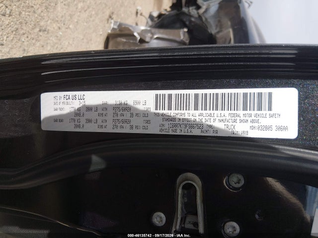 Продаж на аукціоні авто 2015 Ram 1500 Express, vin: 1C6RR7KT9FS667523, номер лоту: 46135742