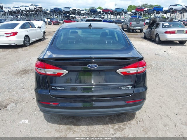 Auction sale of the 2019 Ford Fusion Hybrid Titanium, vin: 3FA6P0RU4KR120260, lot number: 46135780