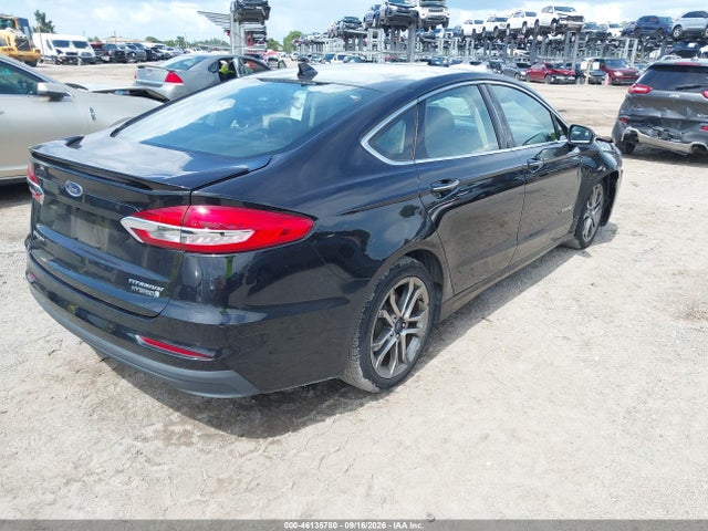 Auction sale of the 2019 Ford Fusion Hybrid Titanium, vin: 3FA6P0RU4KR120260, lot number: 46135780