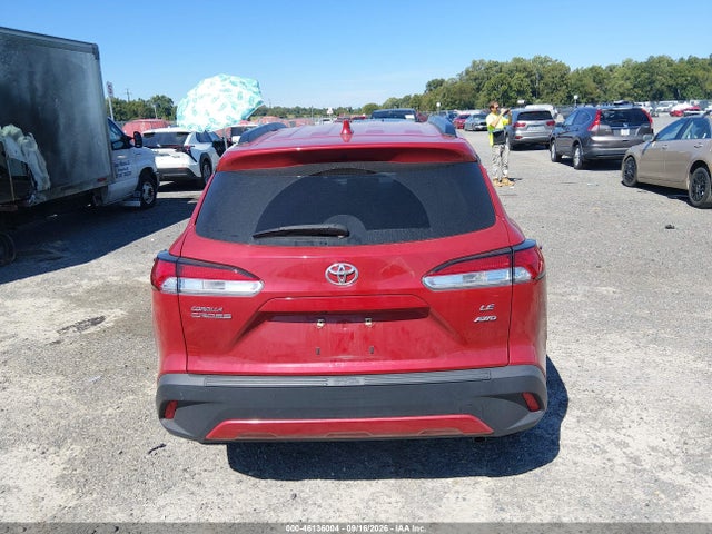 2022 Toyota Corolla Cross Le მანქანა იყიდება აუქციონზე, vin: 7MUCAABG0NV002075, აუქციონის ნომერი: 46136004