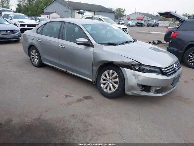 Auction sale of the 2013 Volkswagen Passat 2.5l S, vin: 1VWAP7A38DC062703, lot number: 46136008
