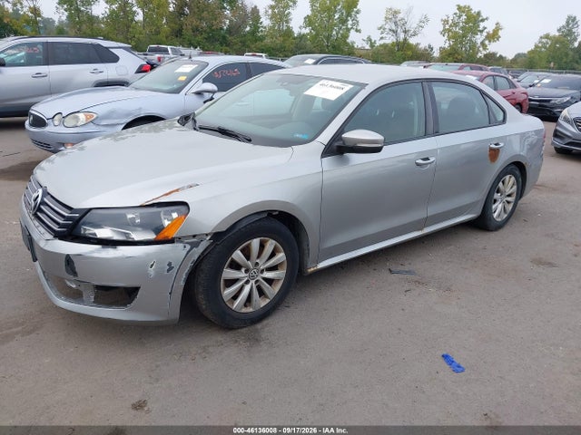 Продажа на аукционе авто 2013 Volkswagen Passat 2.5l S, vin: 1VWAP7A38DC062703, номер лота: 46136008