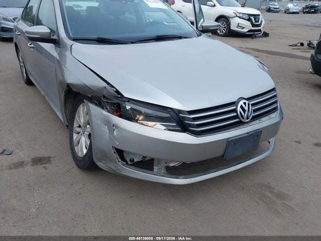 Продажа на аукционе авто 2013 Volkswagen Passat 2.5l S, vin: 1VWAP7A38DC062703, номер лота: 46136008